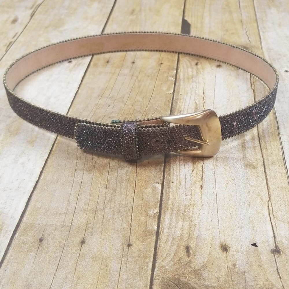 Vintage 1980's Motion East Beaded Belt